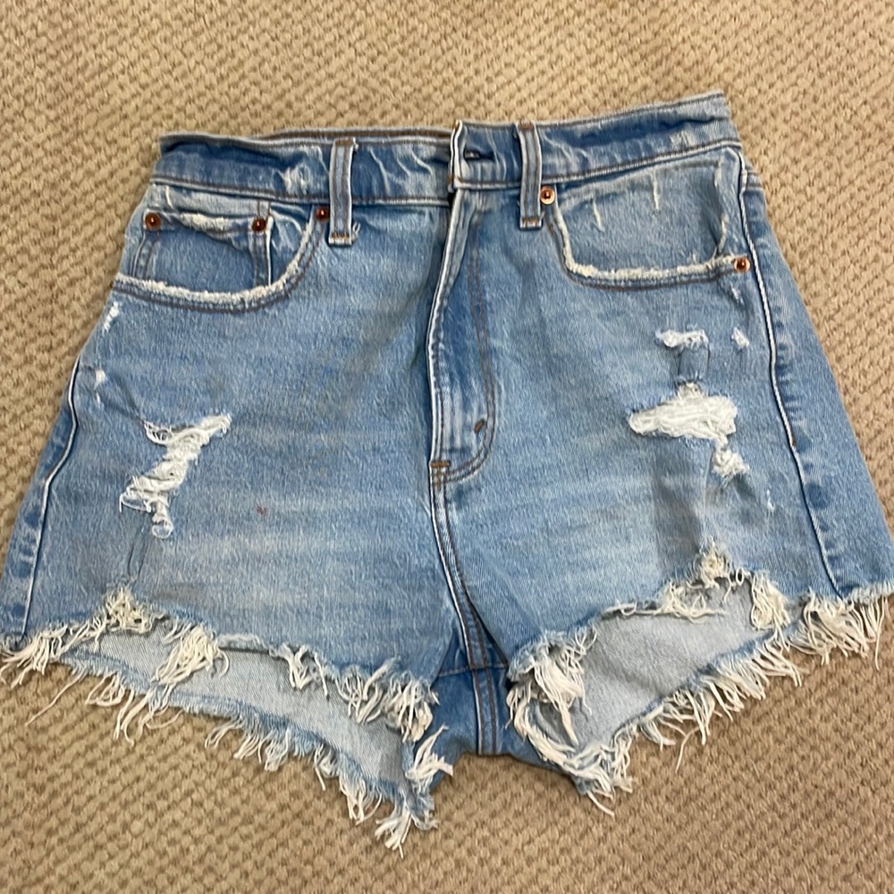 Abercrombie & Fitch high rise mom shorts